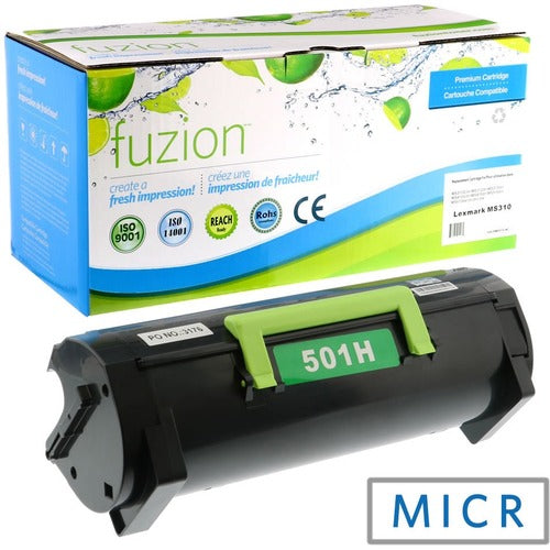 Fuzion Fuzion MICR Laser Toner Cartridge - Alternative for Lexmark 501H - Black Pack GSUGSLXMS310M