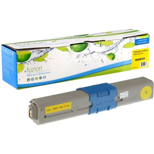 Fuzion Fuzion High Yield Laser Toner Cartridge - Alternative for Okidata C332Y (46508701) - Yellow Pack GSUGSC332YNC