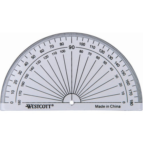 Westcott Westcott 4" Plastic Protractor, bulk ACM00480