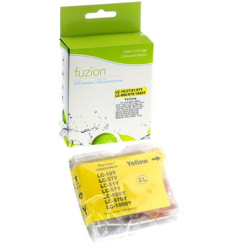 Fuzion Fuzion Inkjet Ink Cartridge - Alternative for Brother LC51 - Yellow - 1 Each GSUIJLC51Y