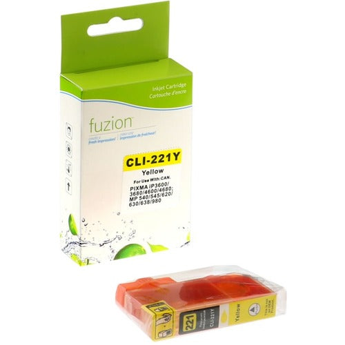 Fuzion Fuzion Inkjet Ink Cartridge - Alternative for Canon CLI-221Y - Yellow - 1 Each GSUIJCLI221Y