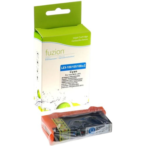 Fuzion Fuzion Inkjet Ink Cartridge - Alternative for Lexmark 100XL - Cyan - 1 Each GSUIJL100XLC