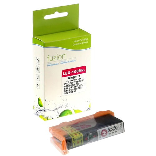 Fuzion Fuzion Inkjet Ink Cartridge - Alternative for Lexmark 100XL - Magenta - 1 Each GSUIJL100XLM