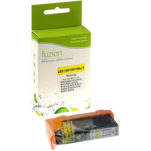Fuzion Fuzion Inkjet Ink Cartridge - Alternative for Lexmark 100XL - Yellow - 1 Each GSUIJL100XLY