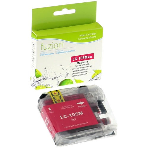 Fuzion Fuzion Inkjet Ink Cartridge - Alternative for Brother LC105 - Magenta - 1 Each GSUIJLC105M