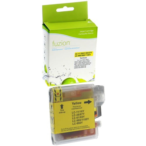 Fuzion Fuzion Inkjet Ink Cartridge - Alternative for Brother (LC61Y) - Yellow Pack GSUIJLC61Y