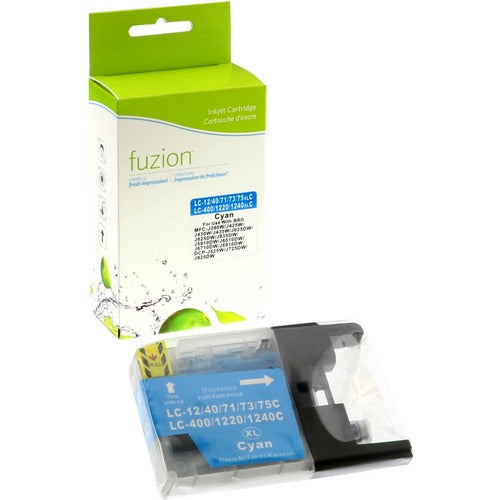 Fuzion Fuzion High Yield Inkjet Ink Cartridge - Alternative for Brother LC75 - Cyan - 1 Each GSUIJLC75C