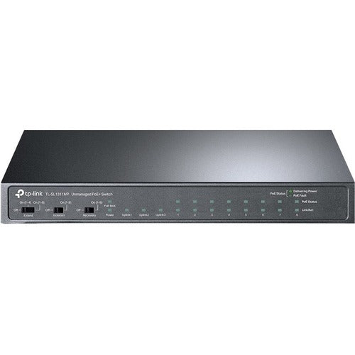 TP-Link TP-Link 8-Port 10/100Mbps + 3-Port Gigabit Desktop Switch with 8-Port PoE+ TPLTLSL1311MP