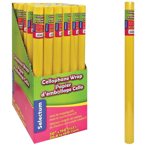 Selectum Selectum Cellophane Paper Roll Yellow LPRSL50063