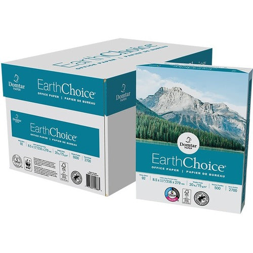 Domtar Domtar EarthChoice 3-Hole Punched Laser, Inkjet Copy & Multipurpose Paper - White DMR2701