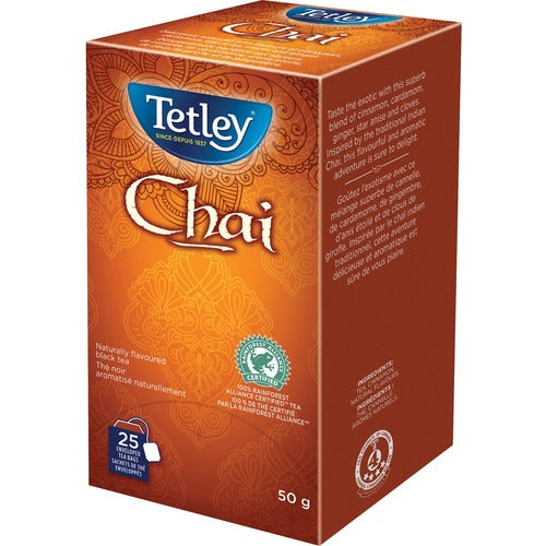 Tetley Tetley 100% Rainforest Alliance Certified Chai Tea Black Tea TAT517045