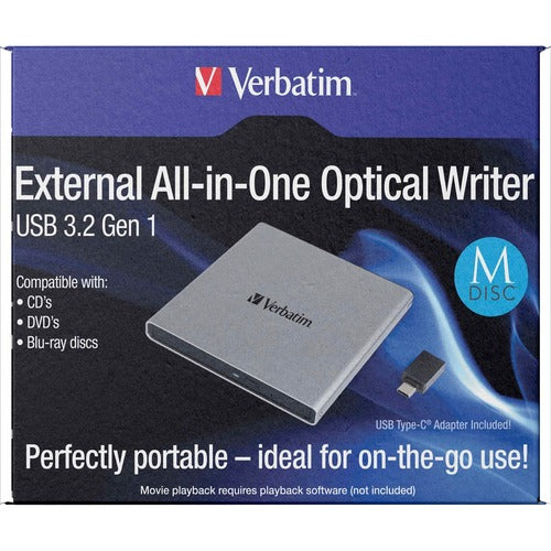 Verbatim Verbatim Portable Blu-ray Writer - External VER71094