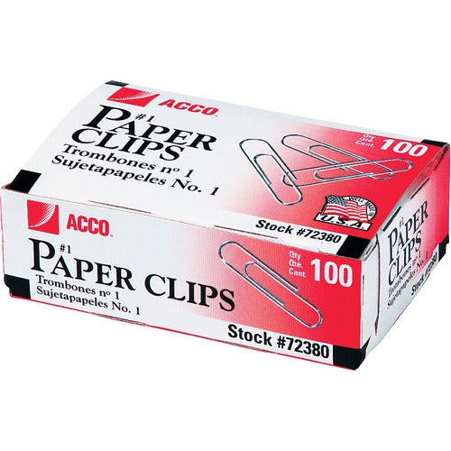 Acco Premium Paper Clips - ACC72380