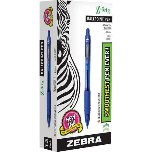 Zebra Pen Zebra Pen Z-Grip Retractable Ballpoint Pens ZEB22220