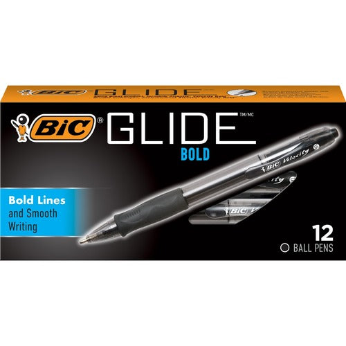 BIC Retractable Bold Ballpoint Pens - BICVLGB11BK