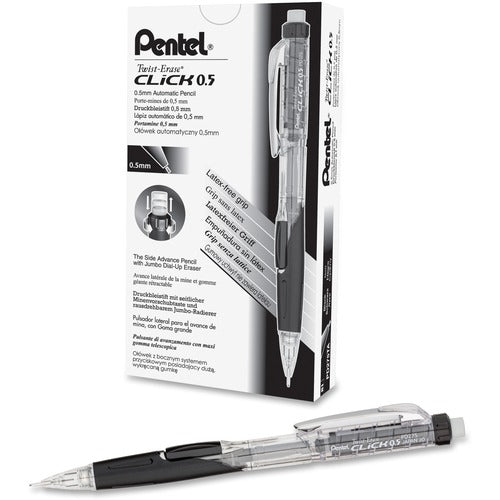 Pentel .5mm Twist Erase Click Mechanical Pencil - PENPD275TA