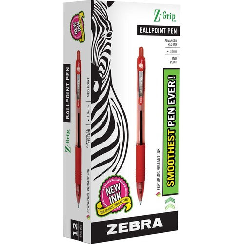 Zebra Pen Z-Grip Retractable Ballpoint Pens - ZEB22230