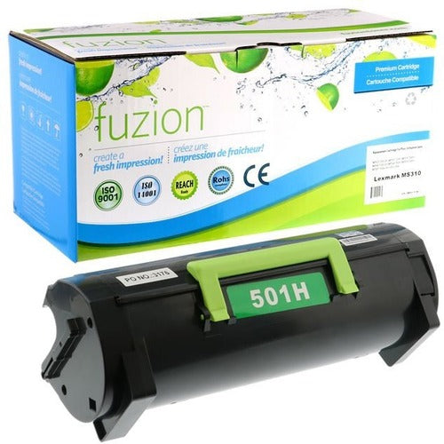 Fuzion Fuzion Laser Toner Cartridge - Alternative for Lexmark 50F1H00 - Black - 1 Each GSUGSLXMS310N