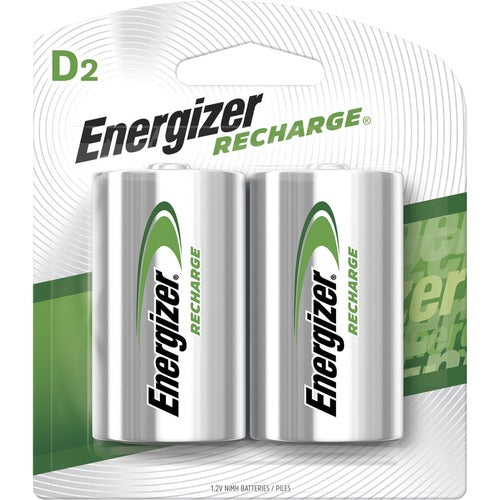 Energizer NiMH e2 Rechargeable D Batteries - EVENH50BP2