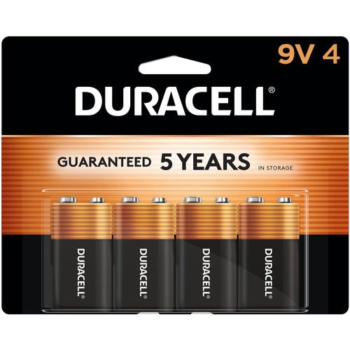 Duracell Coppertop Alkaline 9V Battery - MN1604 - DURMN16RT4Z