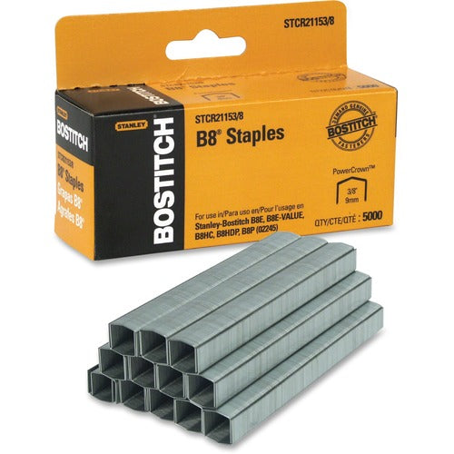 Bostitch B8 PowerCrown 3/8" Staples - BOSSTCR211538