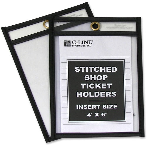 C-Line Stitched Vinyl Shop Ticket Holders - CLI46046