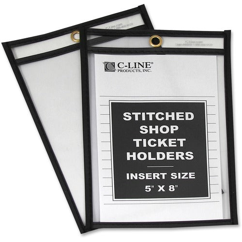 C-Line Stitched Vinyl Shop Ticket Holders - CLI46058