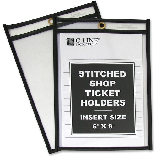 C-Line Stitched Vinyl Shop Ticket Holders - CLI46069