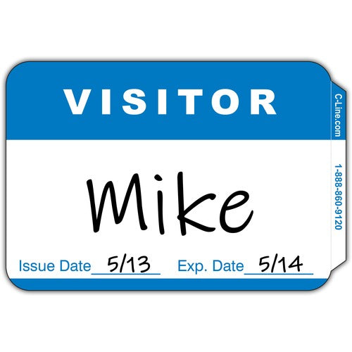 C-Line Adhesive Visitor Name Badges - CLI92245