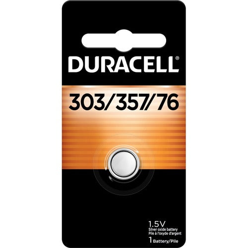 Duracell Button Cell Silver Oxide 1.5V Battery - D303/357 - DURD303357PK