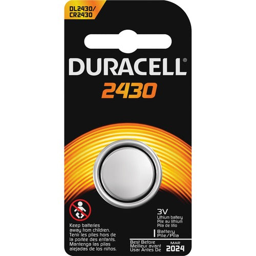 Duracell Coin Cell Lithium 3V Battery - DL2430 - DURDL2430BPK