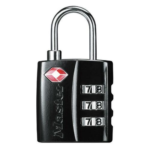 Master Lock Luggage Keyed Combination Padlock - MLK4680DBLK