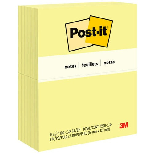 Post-it&reg; Notes Original Notepads - MMM655