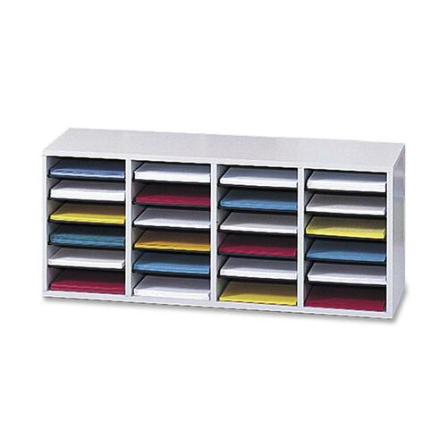 Safco Adjustable Shelves Literature Organizers - SAF9423GR  FRN