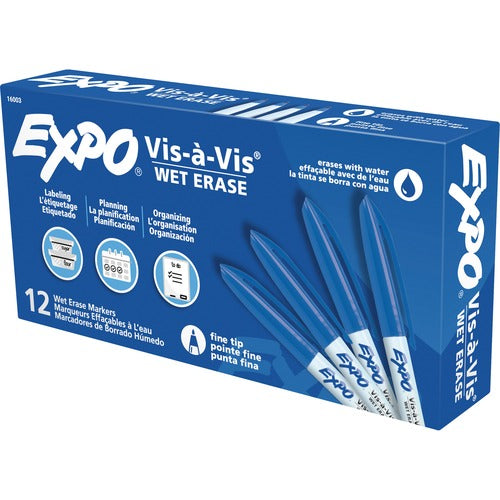 Expo Expo Vis-A-Vis Wet-Erase Markers SAN16003