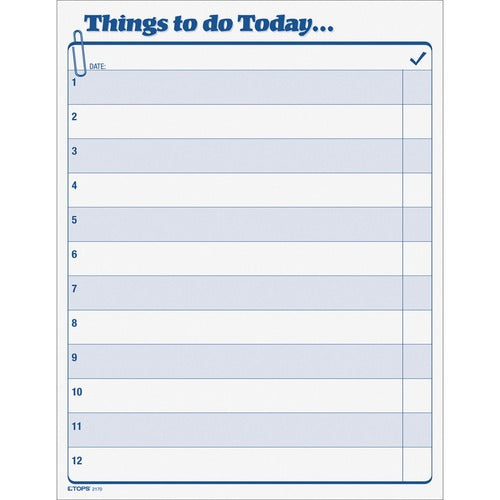 TOPS TOPS Things To Do Today Pad TOP2170