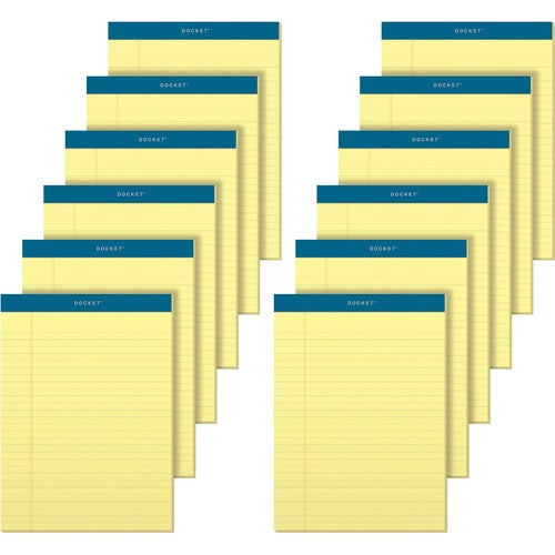 TOPS Docket Letr-Trim Legal Rule Canary Legal Pads - TOP63400