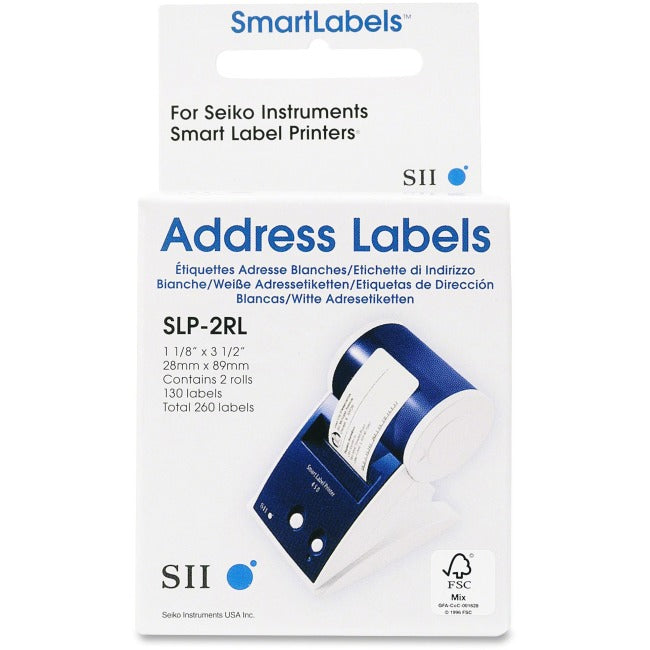 Seiko SmartLabel SLP-2RL Address Label