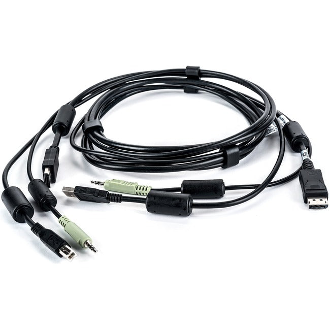 Vertiv Cybex SC800-SC900 6 feet All-in-One KVM Cable | Single Head | 4K UHD | DisplayPort-to-DisplayPort (CBL0102)