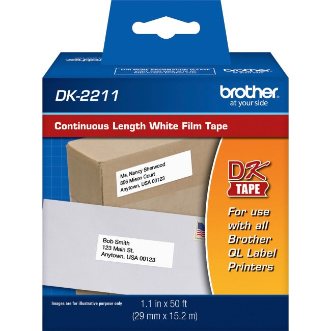 Brother Continuous Length White Film DK Tape