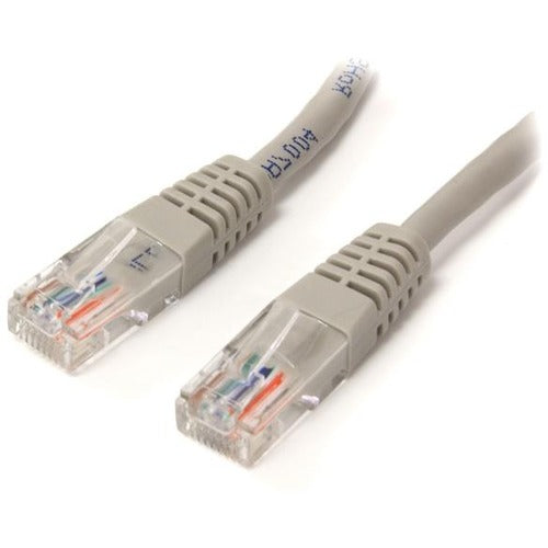 StarTech.com 1 ft Gray Molded Cat5e UTP Patch Cable