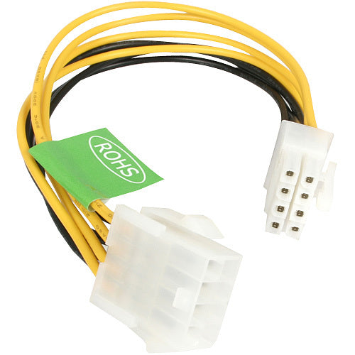 StarTech.com 8in EPS 8 Pin Power Extension Cable