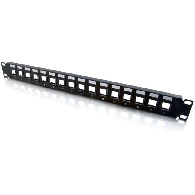 C2G 16 port Blank Keystone-Multimedia Patch Panel