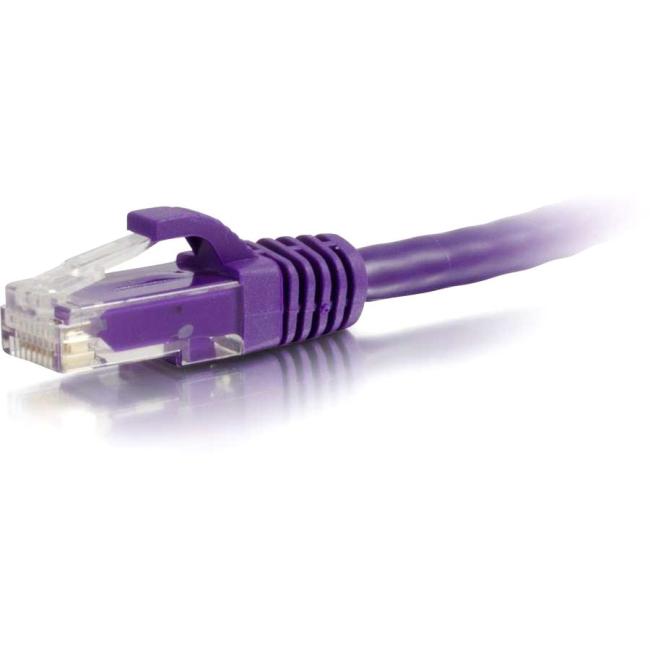 C2G 150 ft Cat6 Snagless UTP Unshielded Network Patch Cable - Purple