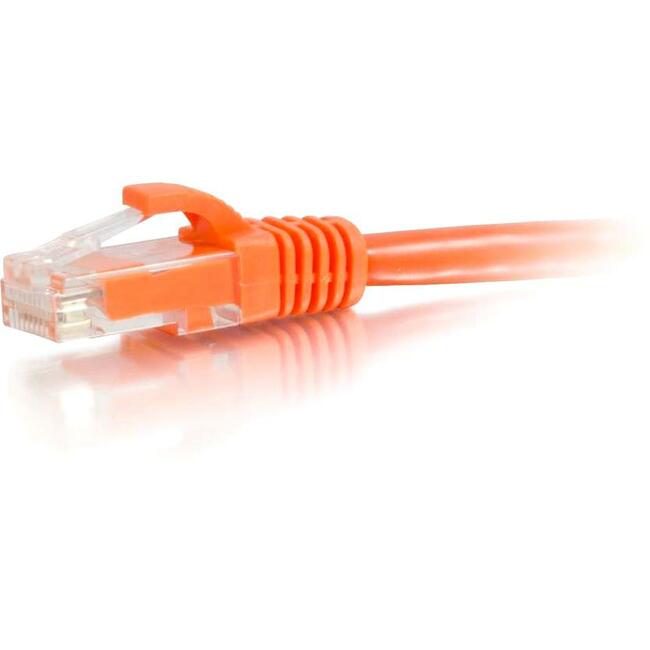 C2G 100 ft Cat6 Snagless UTP Unshielded Network Patch Cable - Orange