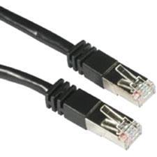 C2G 3 ft Cat5e Molded Shielded Network Patch Cable - Black