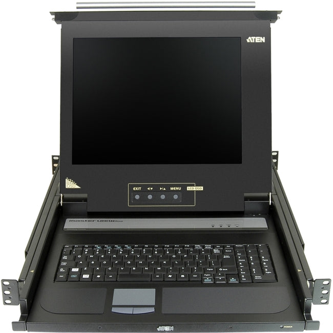 Aten 17" Single-Rail LCD Integrated Console