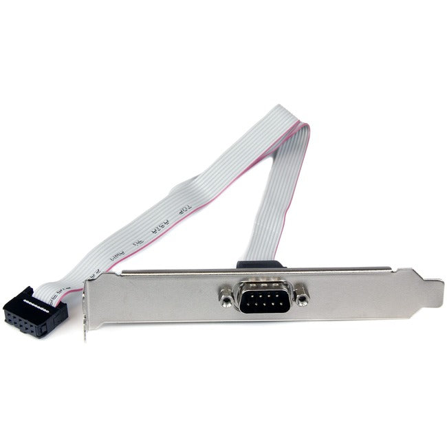 StarTech.com StarTech.com 9-pin Serial to 10-pin Header Slot Plate - Serial panel - DB-9 (M) - 10 pin IDC (F) - 41 cm