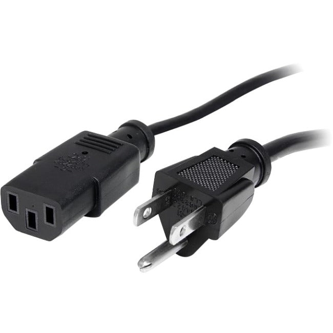 StarTech.com 3 ft Standard Computer Power Cord - NEMA5-15P to C13