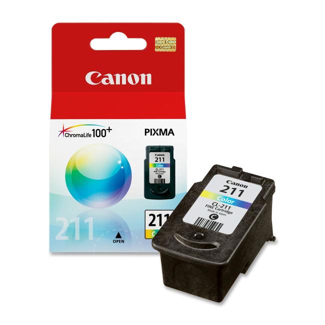 Canon CL-211 Original Ink Cartridge - Cyan, Magenta, Yellow